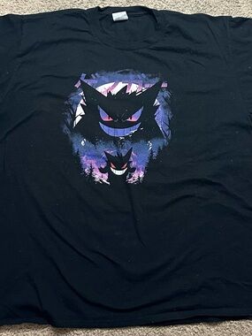 Original Late 2000’s Port and Company Gengar Pokemon Shirt Size XL